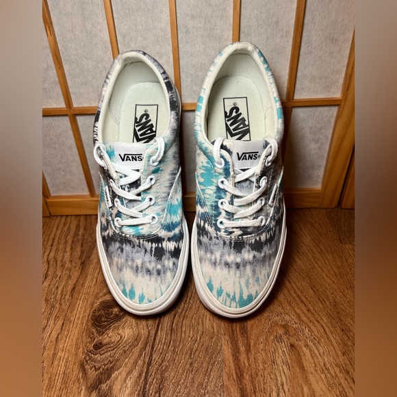 Vans Era Tie Dye Blue Gray Sneakers Women’s Size 7.5 Canvas Low Top Skate Shoes - Picture 6 of 9